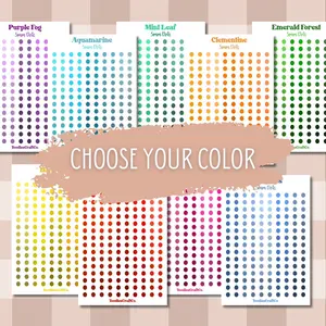 5mm Dot Sticker Sheet for planners, bullet journaling, scheduling & more
