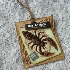 One Handmade Tag / Cluster / Junk Journal Ephemera Stickers Cropped Sticker Sleeve