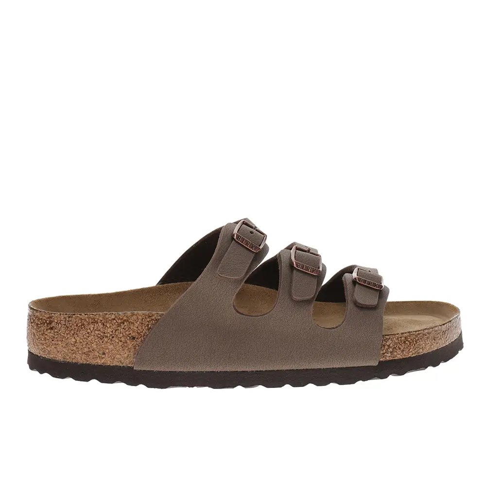 BIRKENSTOCK Womens Florida Soft Footbed Birkibuc Casual Sandals Casual - Brown BIRKENSTOCK Womens Florida Soft Footbed Birkibuc Casual Sandals Casual - Brown