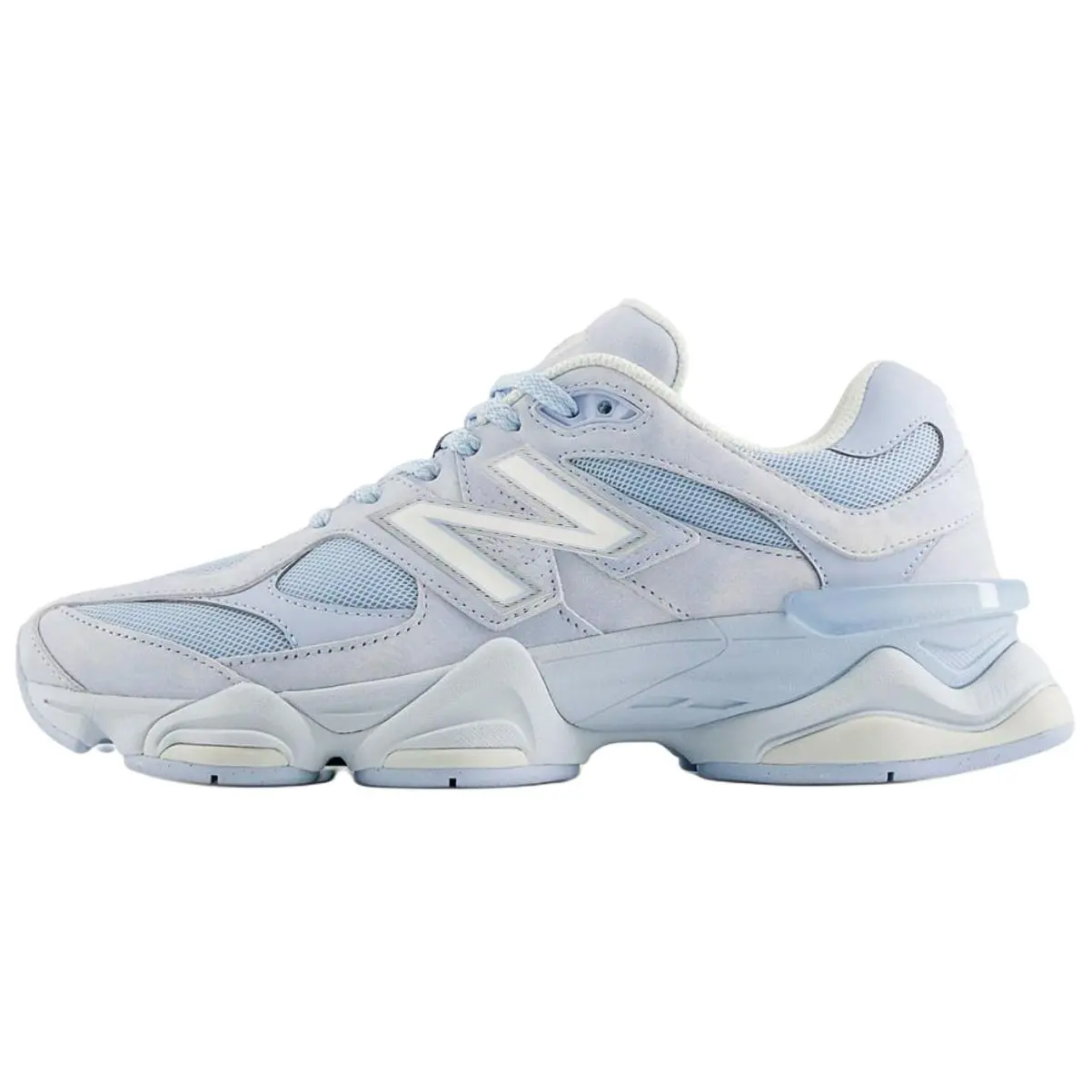 NEW BALANCE 9060 Men's Athletic Trainer, Sea Salt Oxford Blue Classic Sneaker with Breathable Mesh for Casual Wear, Shoe, Walking Shoes, Sports Shoes