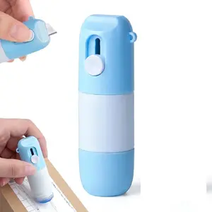 2-Pack Thermal Paper Eraser Pen with Cutter, Water-Based Liquid Correction Tool, Office Supplies, Ideal for Text Overwrite, New 2026 Model