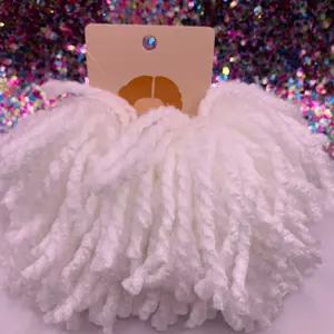 Pom Pom Yarn Handmade Earrings dangle earring