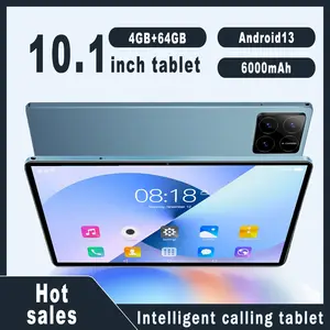 10.1-inch calling tablet Android 13 4GB RAM 64GB ROM supports SIM, TF card cellular network WIFI function dual cameras 5MP+8MP eight core chip 6000mAh battery Bluetooth/black/green Android Tablets