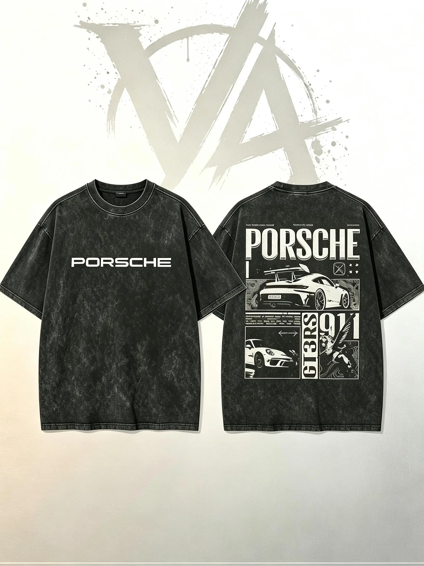 [AVT]911 GT3RS Unisex Fit Washed T-Shirt,back to school,back to school shopping,graphic streetwear t-shirt gift,trendy t-shirts,symbol t-shirt,invincible shirt,humor shirt,funny student shirt,dark t-shirt,y2k  streetwear,fit t-shirt,video game,couple gift