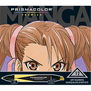 Prismacolor 1759444 Manga Art Markers, 12 Ct.