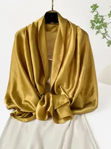 2026 Pearl-Sheen Chiffon Scarf — One-Color Long Wrap for Versatile Headband & Minimalist Neck Styling | #CleanGirlAesthetic #QuietLuxury