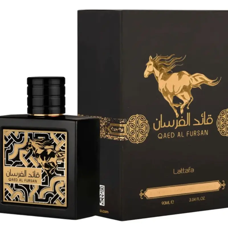 Lattafa Perfumes Qaed Al Fursan Perfume By Lattafa Black 3.4/3.3 Edp Unisex | Citrusy , Fresh , Lemon | Men's First Choice