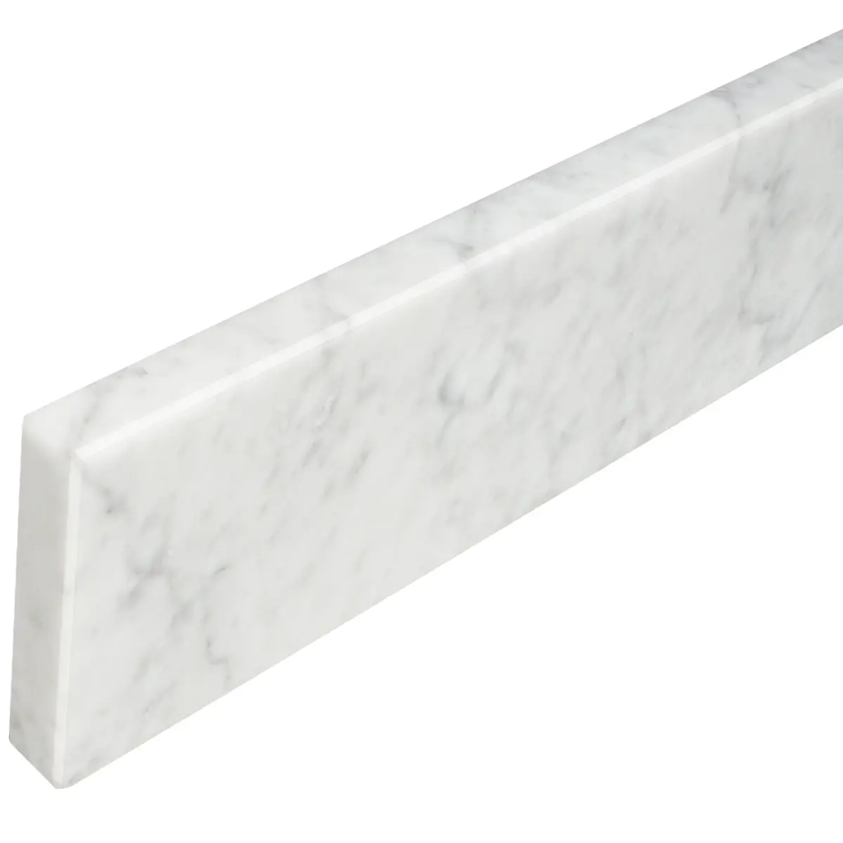 Carrara White Marble Stone Vanity Backsplash
