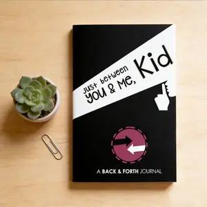 Mother's Day Gift Mom & Kid Back & Forth Journal, Just Between You & Me Kid Interactive Notebook, Parent Child Love Diary For Family Bonding Communication Growth And Precious Memory Keeping