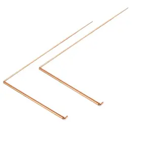 99.9% Pure Copper Water Detection Rods, 2-Pack Divination Tools, Ghost Hunting Equipment, Soul and Gold Detector, Witchcraft Accessories
