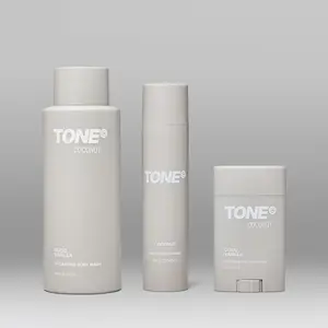 TONE Coconut Scent Essentials Collection – Aluminum-Free Deodorant, Hydrating Body Wash & Travel Body Mist