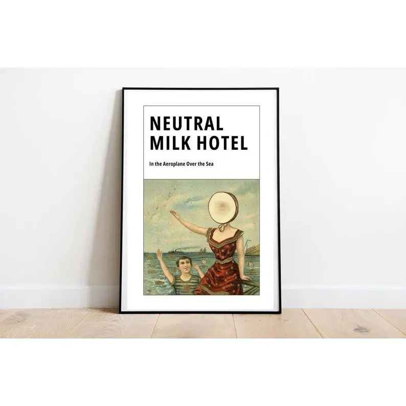 Neutral Milk Hotel Art Print | In The Aeroplane Over the Sea Album Poster