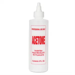 Soft 'N Style Imprinted Acetone Bottle - 8oz
