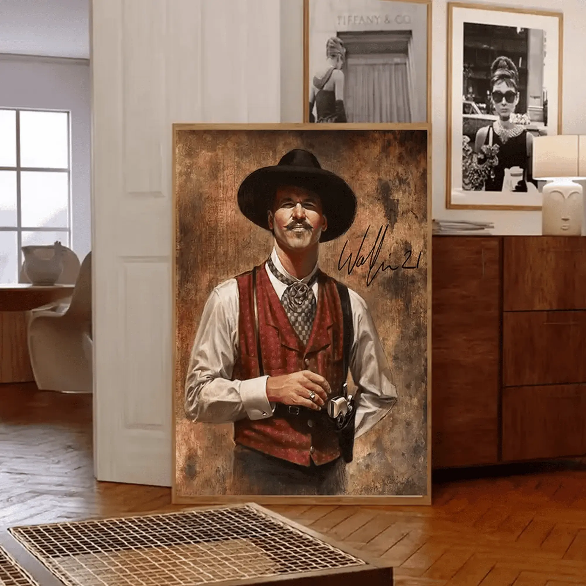 Tombstone Doc Holliday Val Kilmer Autographed Poster Simple Look Easy to Match Full Color Selection Pick Your Favorite wall decor