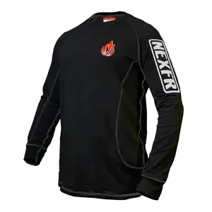 NEXFR FR Shirts for Men & Women - Double Stitched Long Sleeve Base Layer Crew Shirt - NFPA2112 Light Weight Fire Retardant Welding Shirt
