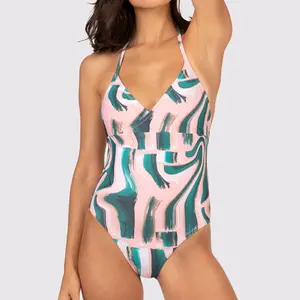 All.You.LIVELY The Swim Halter One Piece