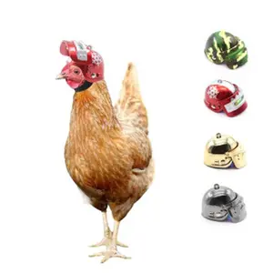 New hot-selling helmet for chickens, pet supplies, funny safety hat, chicken hat, chicken helmet, protective headgear for pet chickens dog clothes Gold Plated Custom Collar shoes filter glasses Heated Windproof Winter Coat flotation device