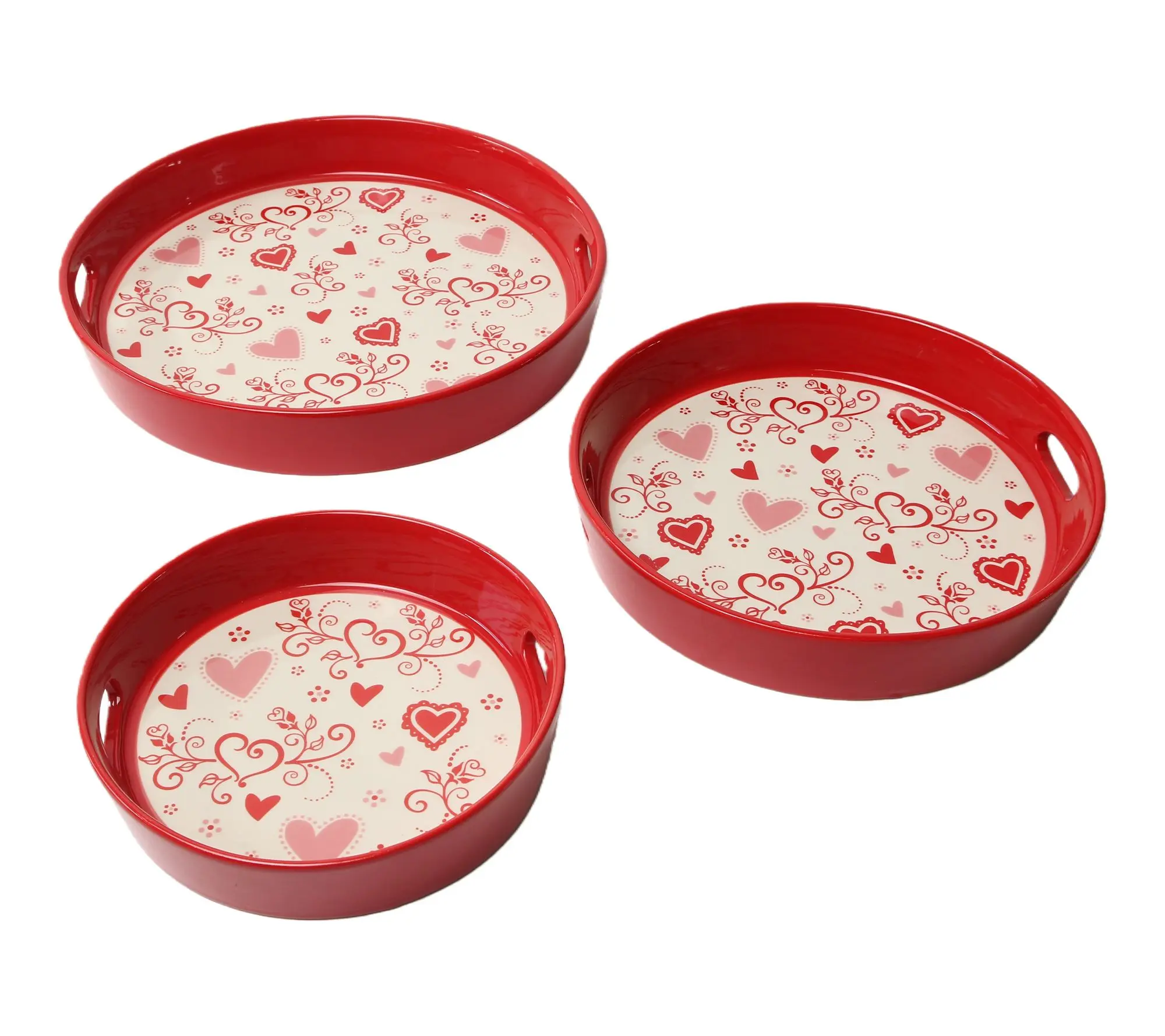 Temp-tations Seasonal S/3 8",10",12" Round Nesting Platters