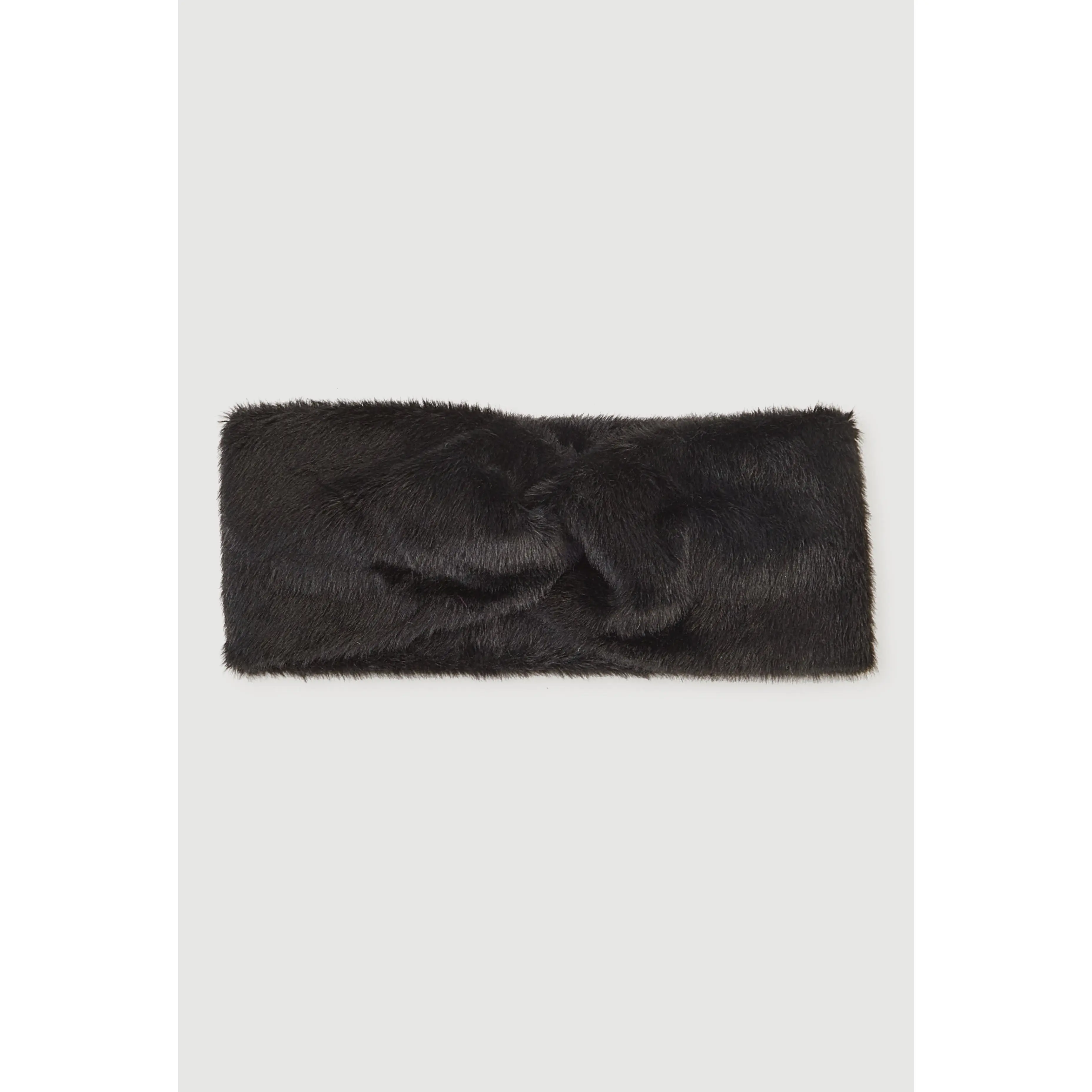 Faux Fur Twisted Front Headband