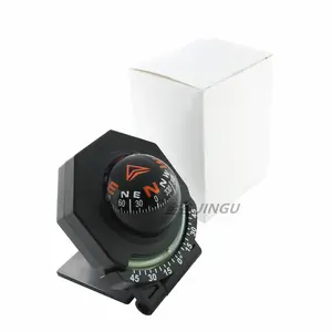 Outdoor vehicle-mounted high-precision guide ball, car compass, automotive interior luminous slope multi-functional compass