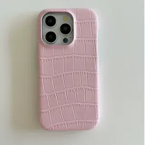 Crocodile Patterned Leather Phone Case for IPhone 17 16 15 Promax All Inclusive 14Pro Anti Drop 13 Pro Tective Cover Premium Quality