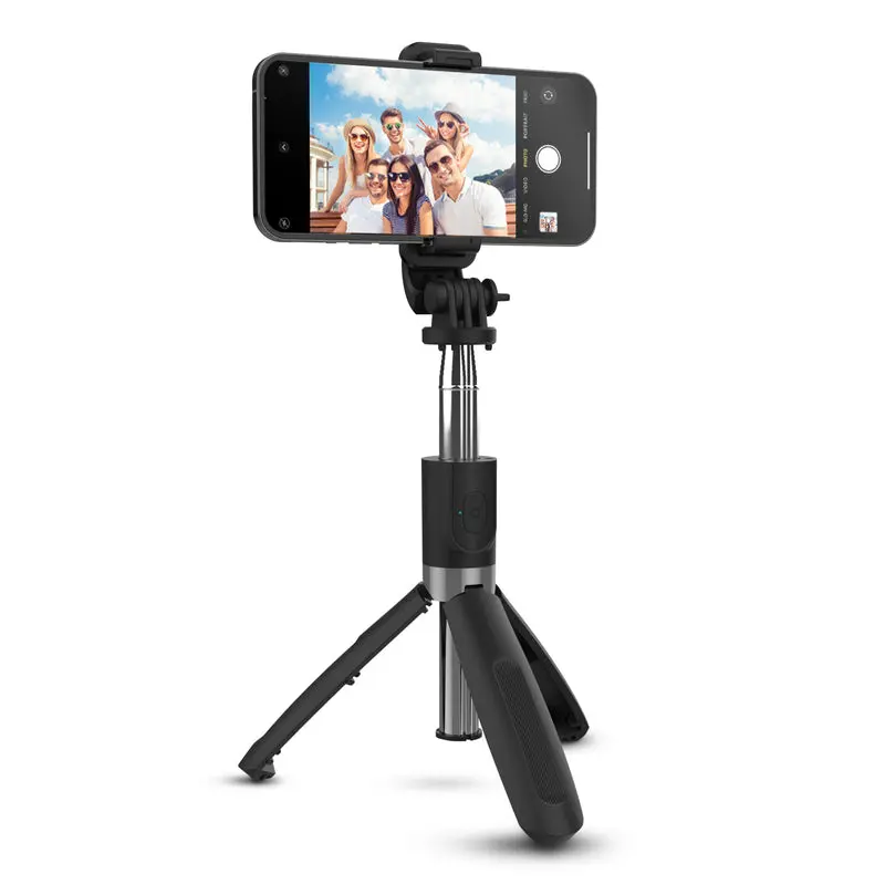 HyperGear SnapShot Wireless Selfie Stick Plus Tripod, Black