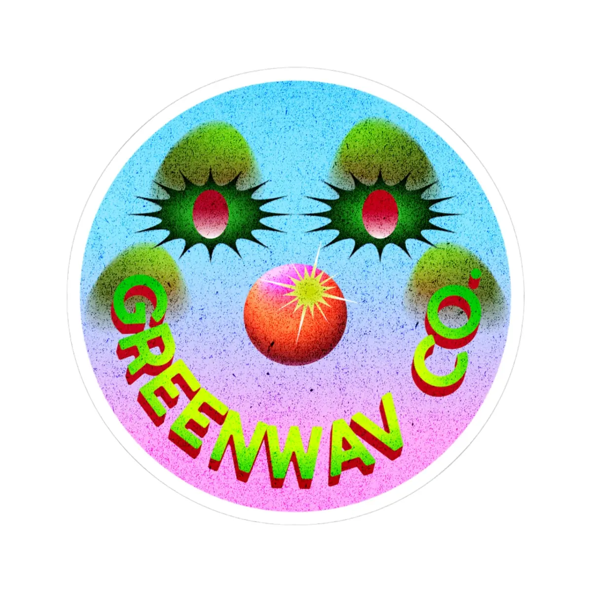 Clown One - Sticker