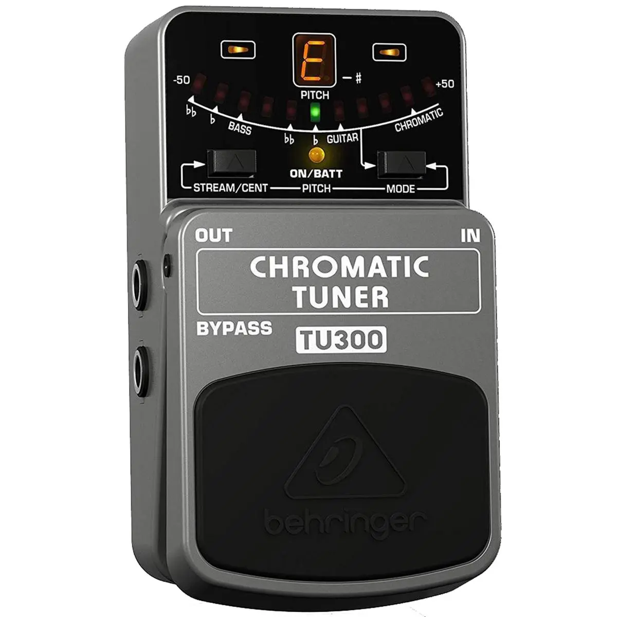 Behringer TU300 Chromatic Ultimate Pedal Tuner for Guitars and Basses