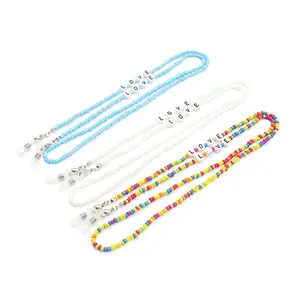 OIDEA 4Pcs Beaded Eyeglasses Strap Chain for Women - Bohemian Colorful Sunglass Lanyard summerwins,summerwins