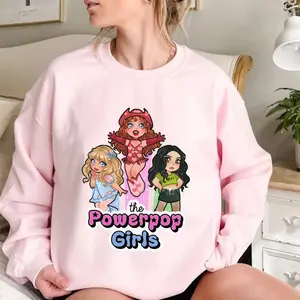 The Powerpop Girls Shirt, Music Festival Shirt, T-Shirt Cotton Sweatshirt, Hoodie
