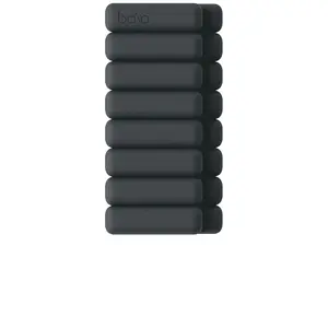 bala 1 Pound Bangles in Charcoal