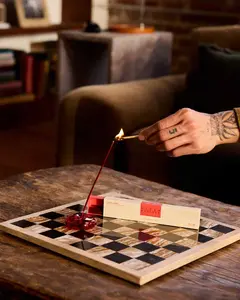P. F. Candle Co. Plushed Vetiver Hi-Fi Synthetic Lily Scented Incense Sticks, 20 Vermilion-Hued Sticks, 1-Hour Burn Time, Cedar Leaf & Haitian Vetiver Aroma for Home Fragrance