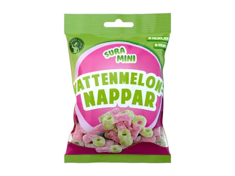 Sour Mini Watermelon Nibbles (Vegan)