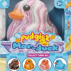 Mar duck squishy tie dye stress relief toy