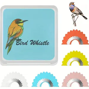 5-Pack Multi-Color Bird Whistle Novelty Toys with Magic Bird Callers, Tongue Trick, Chirping Sound, Amusing, Perfect for Parties, Pranks, Gifts