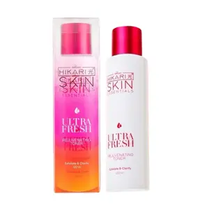 HIKARI SKIN Ultra Fresh Facial Toner | Exfoliating & Clarifying Face Toner – 120 mL Day & Night Formula