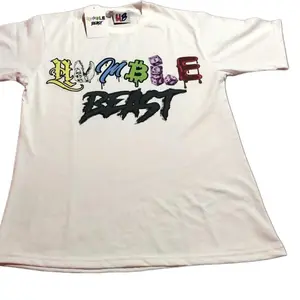White T-Shirt with Bold Graphic Design HumbleBeast