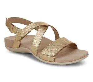 Vionic Adjustable Leather Slingback Sandals - Raya