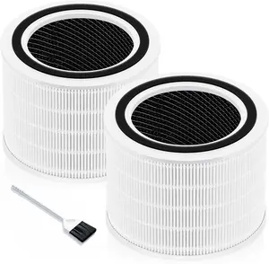 Core 200S Replacement Filter for Smart WiFi Air Purifier – 3-in-1 H13 True HEPA & Activated Carbon | 2 Pack