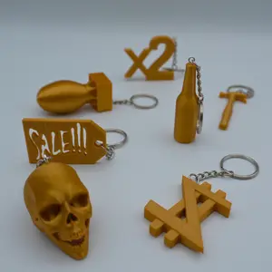 Cod Zombies Power Ups Gold Keychains - Unique Design for Cod Zombies, Perfect for Collectors and Fans