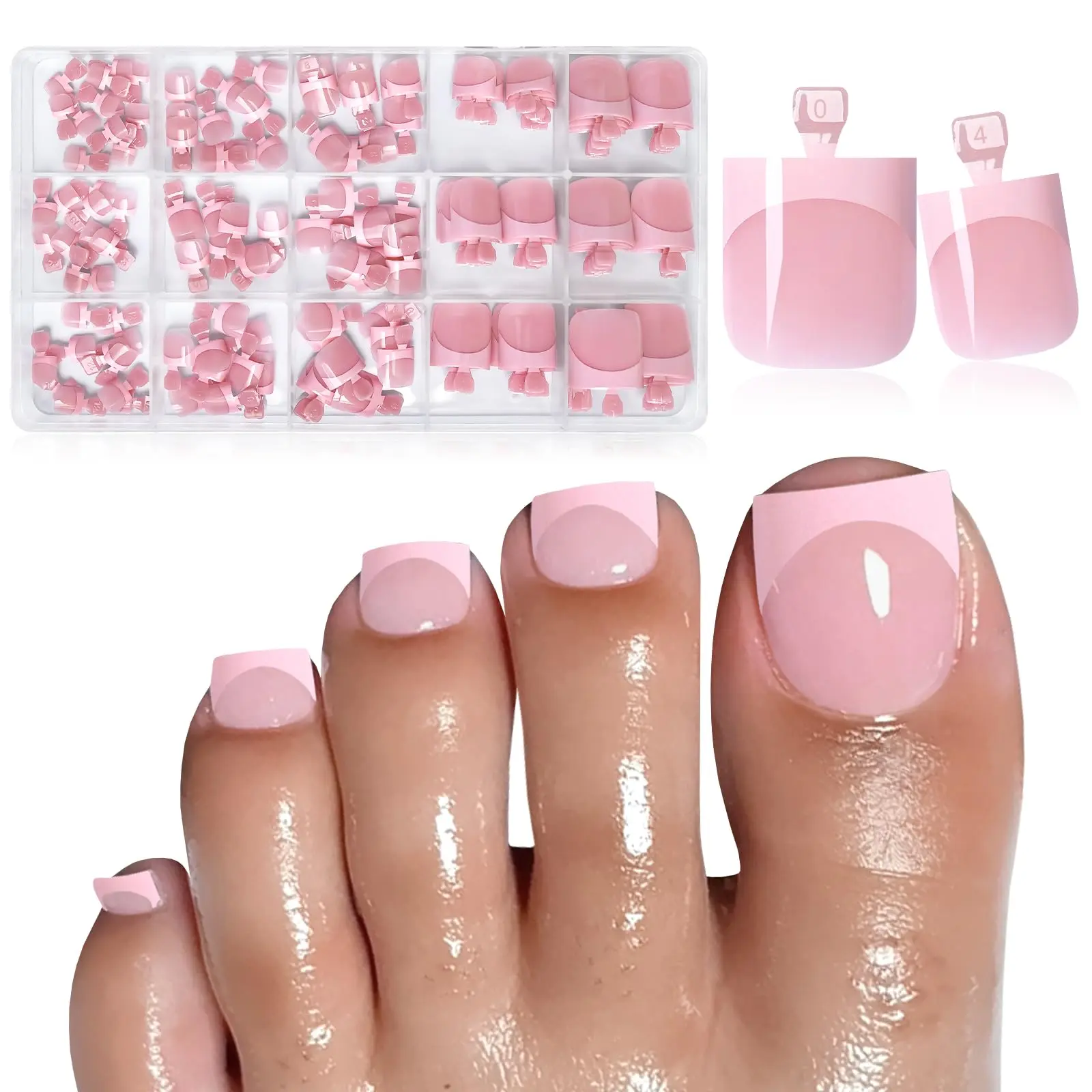 French Tip B - Pink Tip