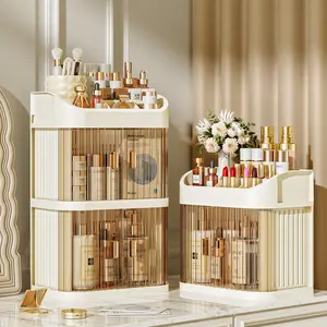 Cosmetic Storage Box, Cosmetics Organizer Storage, 1 Count Multi-layer Makeup Organizer, Makeup Storage Boxes, Home Organizer for Bedroom, Bathroom, Living Room