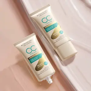 Color-Correcting CC Cream ✨ | 2 Shades: Ivory White & Natural Color, Lightweight Concealing, Long-Lasting Wear, Brighten Skin & Cover Blemishes. Breathable Formula, Infused with Glycerin, Vitamin E & Allantoin for Hydration & Repair