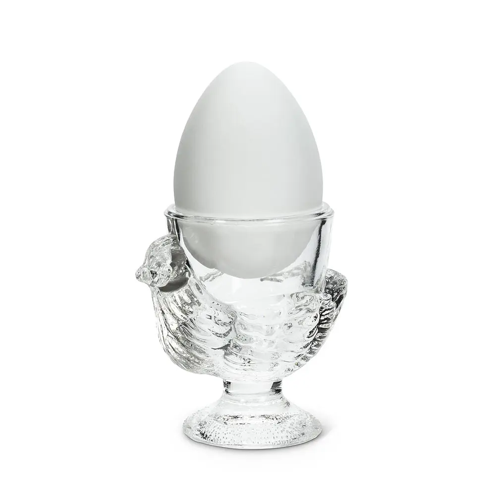 3 in. Chicken Egg Cup, Clear