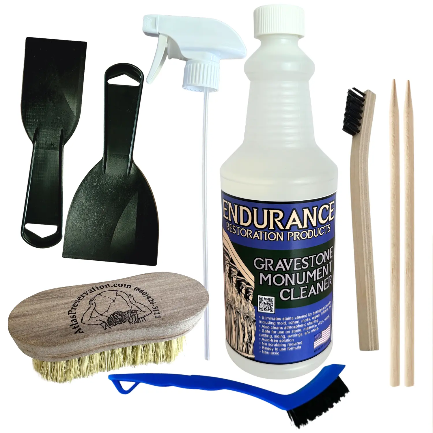 Endurance Gravestone & Monument Cleaner - Starter Set