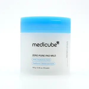 Medicube Zero Pore Mild Pad 70pcs 155g Salicylic Acid & Hyaluronic Acid for Flawless Complexion & Smoother Skin