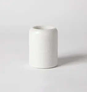 Velina Modern Marble Toothbrush Holder with Rounded Edges