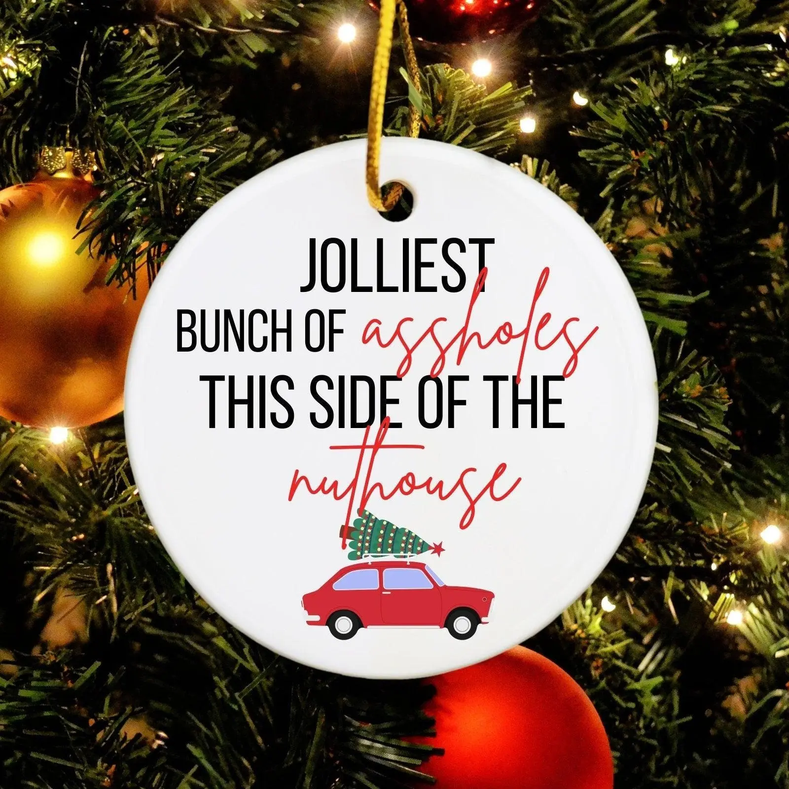 Jolliest Bunch Christmas Ornament, National Lampoon Christmas Vacation, Funny Christmas Ornaments, Christmas Present, Funny Christmas Decor