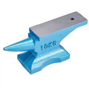 VEVOR Single Horn Anvil 22Lbs Cast Iron Anvil Blacksmith for Sale Forge Tools and Equipment Anvil Rugged Round Horn Anvil Blacksmith Jewelers Metalsmith Blacksmith Tool