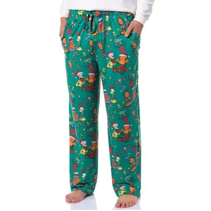 Garfield Comic Men's Christmas Sleep Tossed Print Pajama Pants For Adults